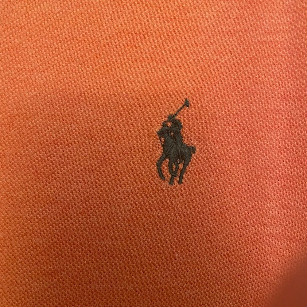 Mens Ralph Lauren Polo Shirt XL - Orange and in Excellent Condition - Picture 5 of 7